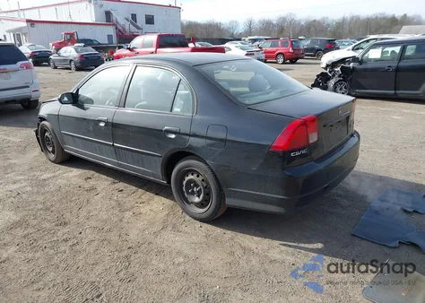 2005 Honda Civic Lx из США, поврежденный, VIN 2HGES16655H563745